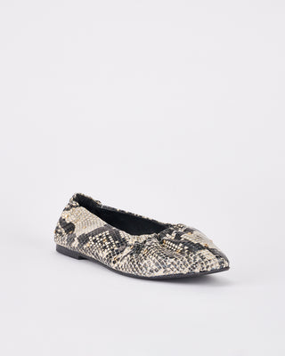 Montagine Ballet Flat Python / Gold