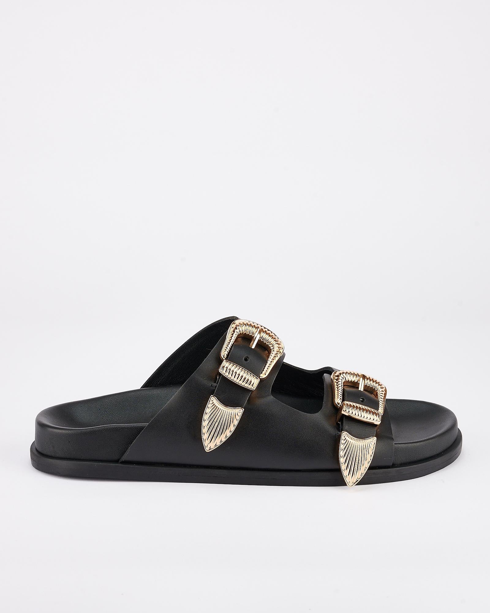 AMALFI FOOTBED BLACK