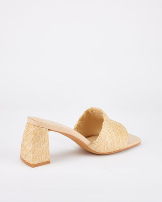 Lenny Mule Natural Raffia