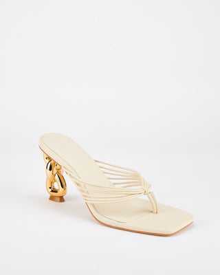 Strand Heel Off White