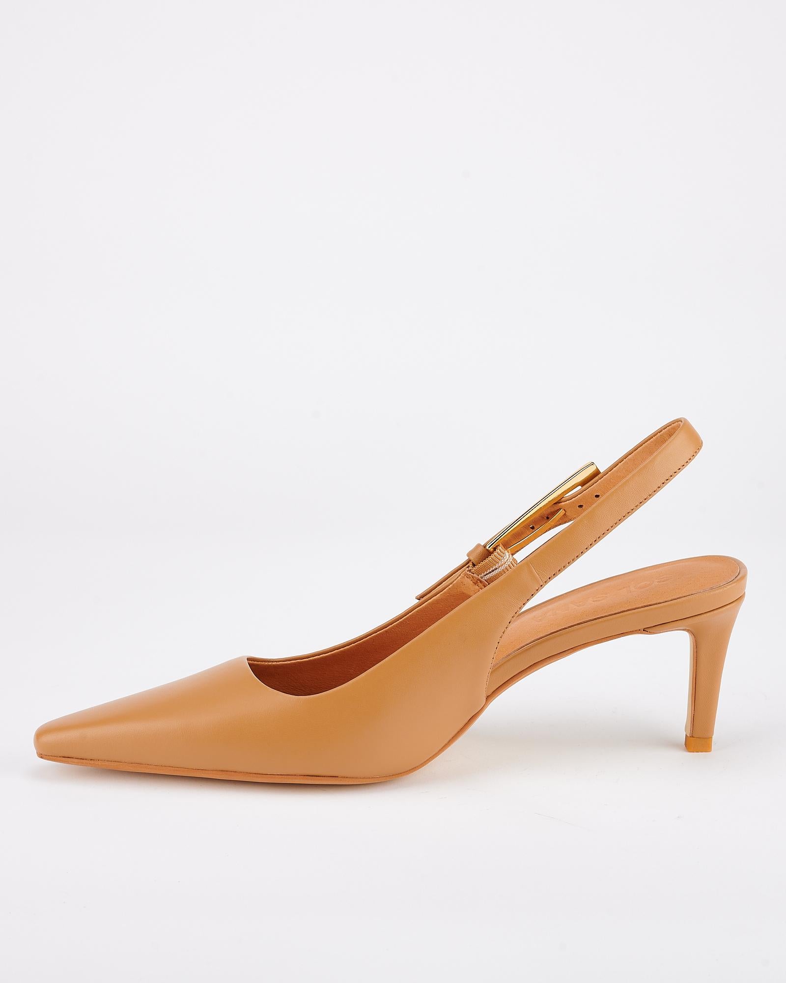 Voltaire Heel Tan