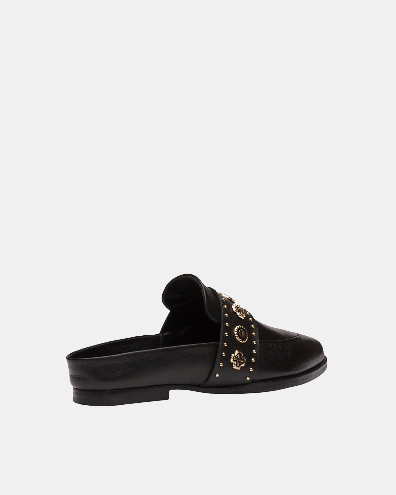 TUESDAY SLIDE BLACK/GOLD WESTERN