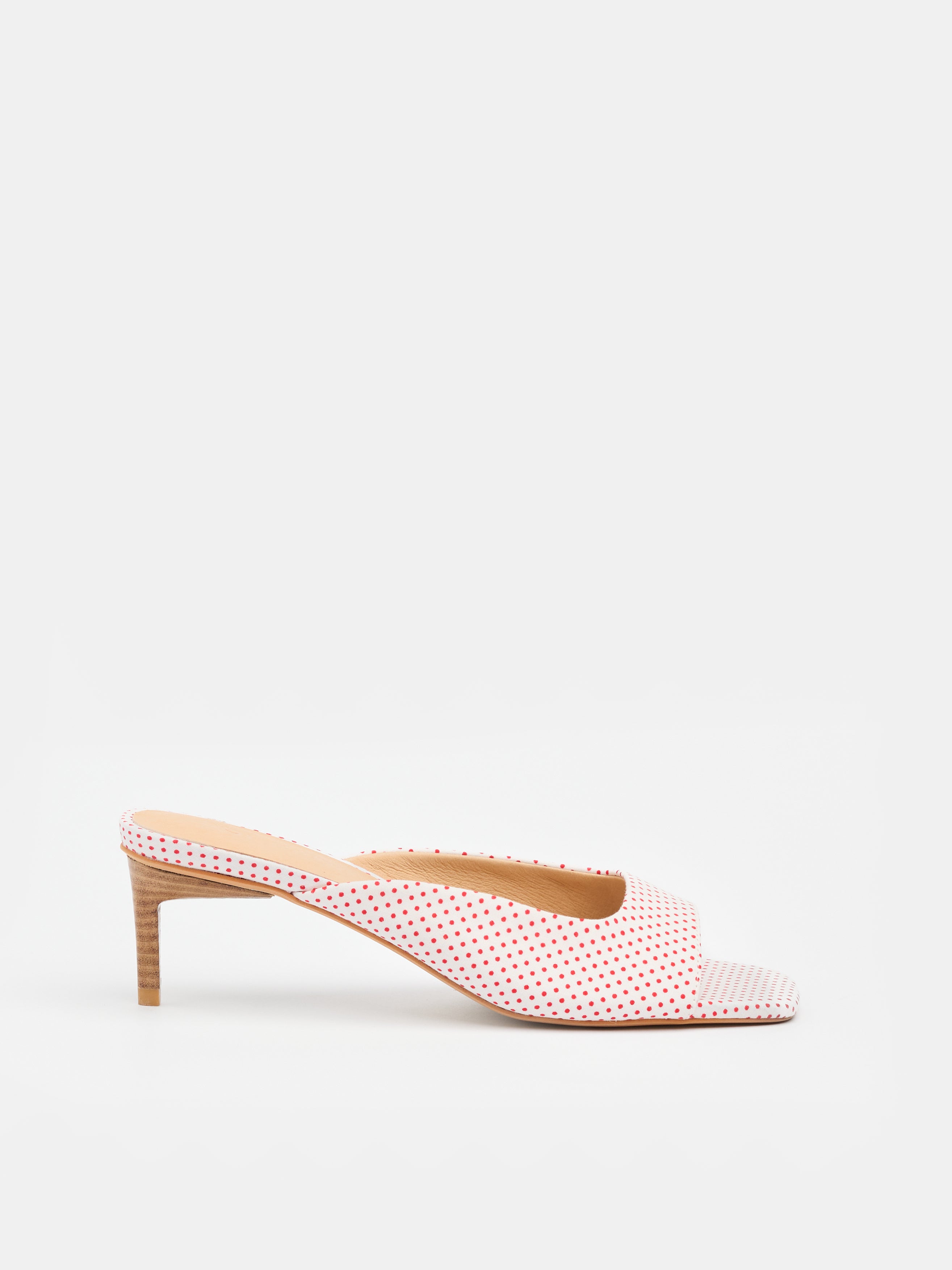 Tutu Mule – Red Polka Dot Heel