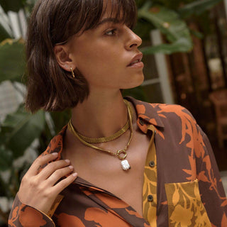 Oval Gold Hoops