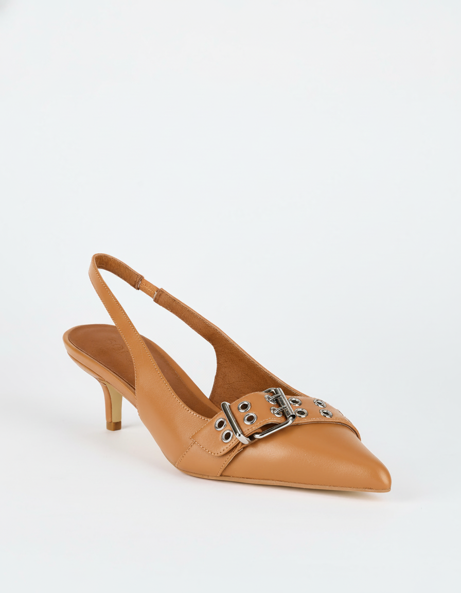 Sadelle Heel Tan