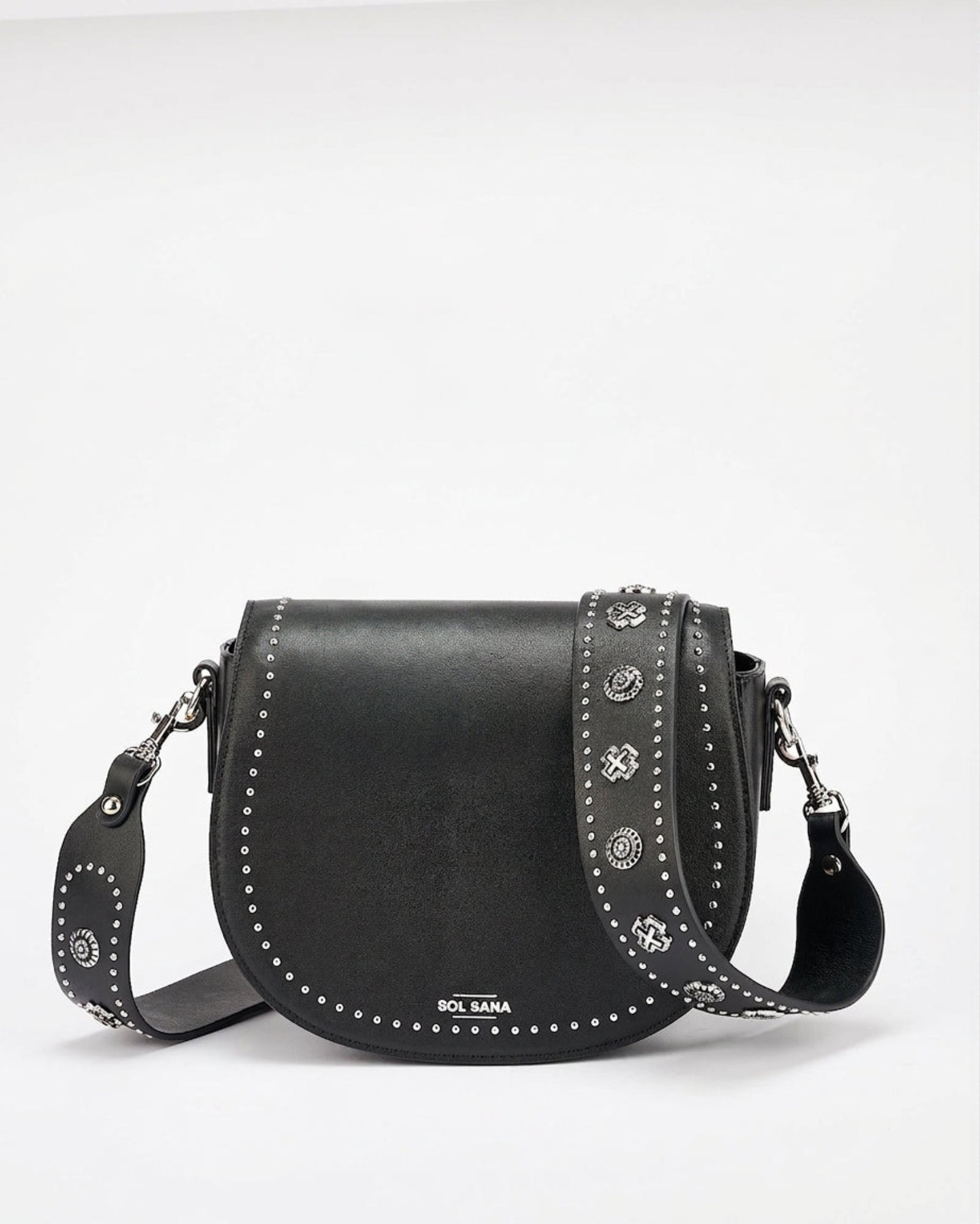 SADDLE BAG BLACK/SILVER