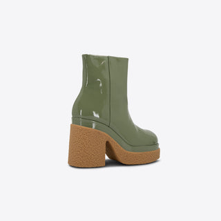 Altura Ankle Boot Patent Olive