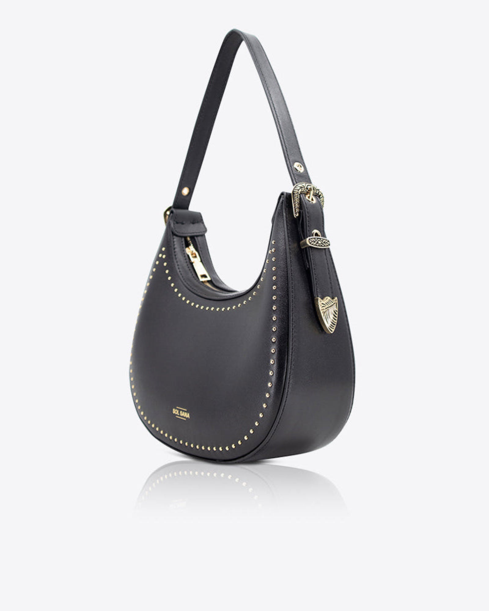 Crescent Bag Black/Gold