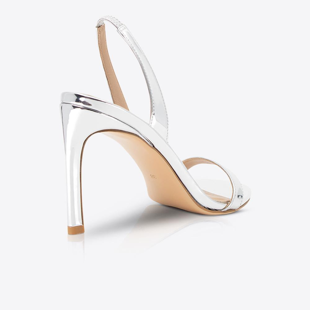 Martini Heel Silver