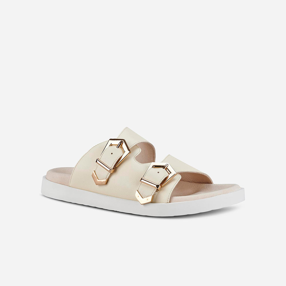Mika Footbed Off White/Gold