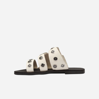 Eastwood Slide Off White/Silver