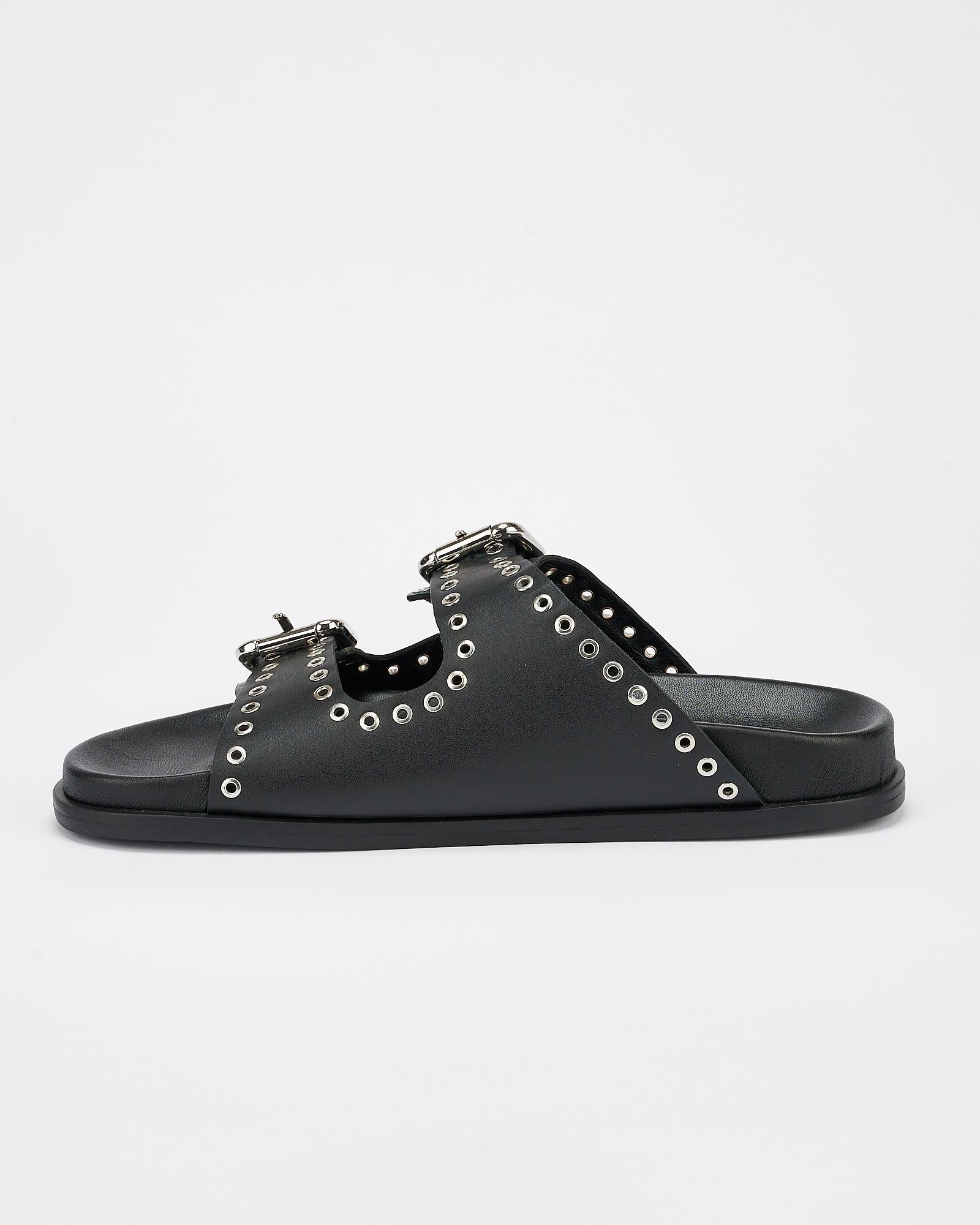 Thea Footbed Black/Silver