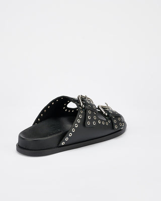 Thea Footbed Black/Silver