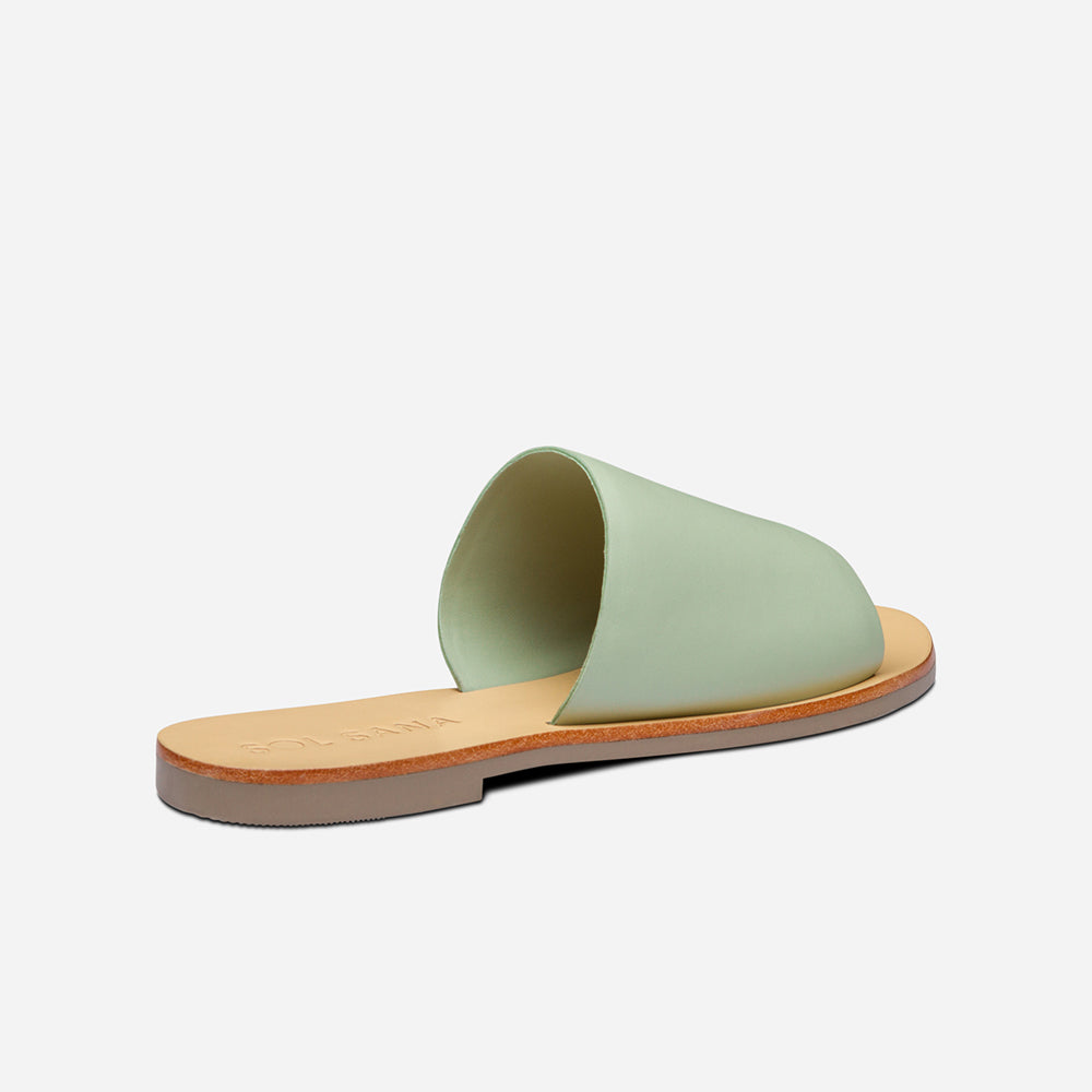 Teresa Slide Cucumber | Women's Designer Slides | SOL SANA