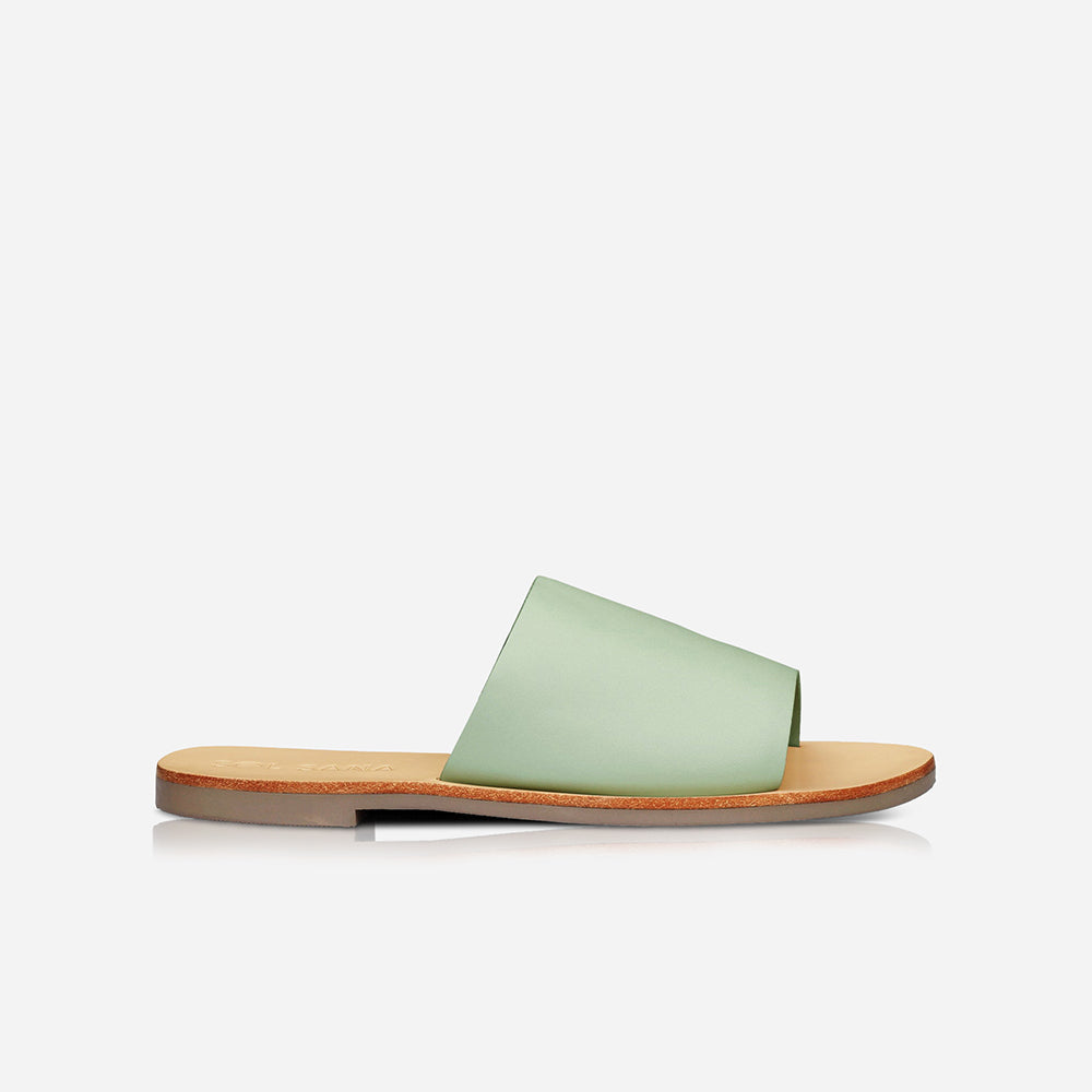 Teresa Slide Cucumber | Women's Designer Slides | SOL SANA